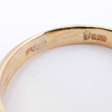 Load image into Gallery viewer, 14k Yellow gold Cabochon Ruby Sapphire and Diamond Ring sz 8