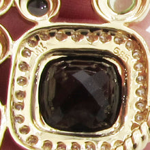 Load image into Gallery viewer, 14k Yellow Gold Multi Gemstone Pendant in the style of Yurman