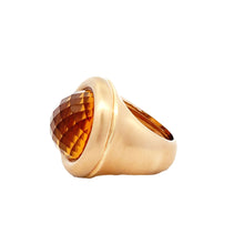 Load image into Gallery viewer, 18k Yellow Gold Citrine Statement Ring
