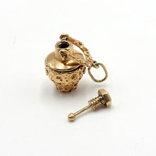 Load image into Gallery viewer, 14k Yellow Gold Perfume Bottle Charm
