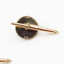 Load image into Gallery viewer, Antique Art Deco 14K Gold Onyx, Diamond Cufflink &amp; Stud set Austria
