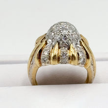Load image into Gallery viewer, 18k Yellow Gold Diamond Cocktail Ring
