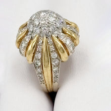 Load image into Gallery viewer, 18k Yellow Gold Diamond Cocktail Ring
