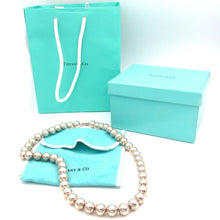 Load image into Gallery viewer, TIFFANY &amp; CO Sterling Silver 10mm Beaded Necklace
