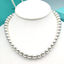 Load image into Gallery viewer, TIFFANY &amp; CO Sterling Silver 10mm Beaded Necklace
