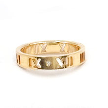 Load image into Gallery viewer, Tiffany &amp; Co 18k Yellow Gold Atlas Diamond Band
