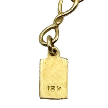 Load image into Gallery viewer, 18k Yellow Gold Openwork Filigree Diamond Pendant Necklace
