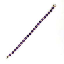 Load image into Gallery viewer, Amethyst Beaded Necklace and bracelet set
