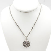 Load image into Gallery viewer, Judith Ripka 18k White Gold Sterling Silver CZ Pendant Necklace
