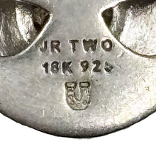 Load image into Gallery viewer, Judith Ripka 18k White Gold Sterling Silver CZ Pendant Necklace
