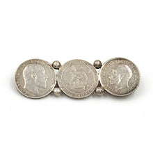 Load image into Gallery viewer, Sterling Silver King George V British Silver Coins Pin/Brooch
