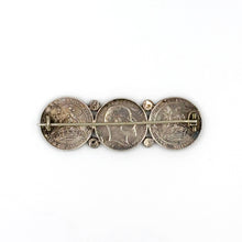 Load image into Gallery viewer, Sterling Silver King George V British Silver Coins Pin/Brooch
