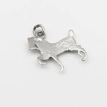 Load image into Gallery viewer, Detailed ART DECO Platinum Enamel HORSE Charm
