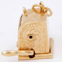 Load image into Gallery viewer, Working Vintage 14k Yellow solid Gold SLOT MACHINE Charm 5.3dwt
