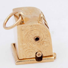 Load image into Gallery viewer, Working Vintage 14k Yellow solid Gold SLOT MACHINE Charm 5.3dwt
